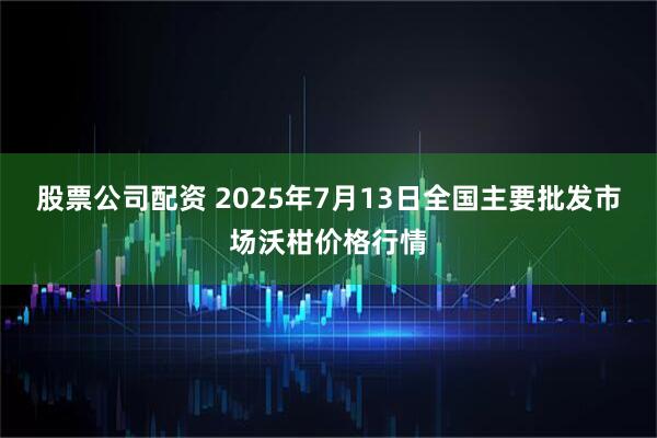 股票公司配资 2025年7月13日全国主要批发市场沃柑价格行情