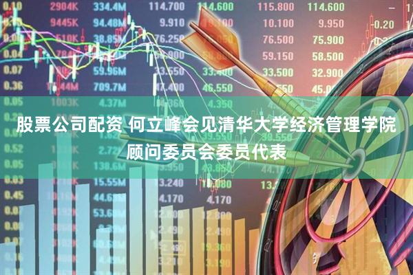 股票公司配资 何立峰会见清华大学经济管理学院顾问委员会委员代表